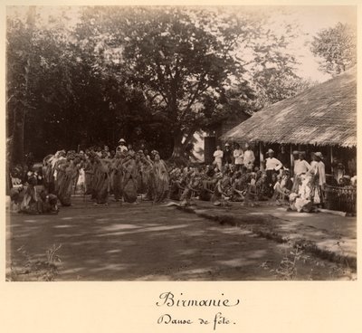 Burmese dancers celebrating, Burma by English Photographer